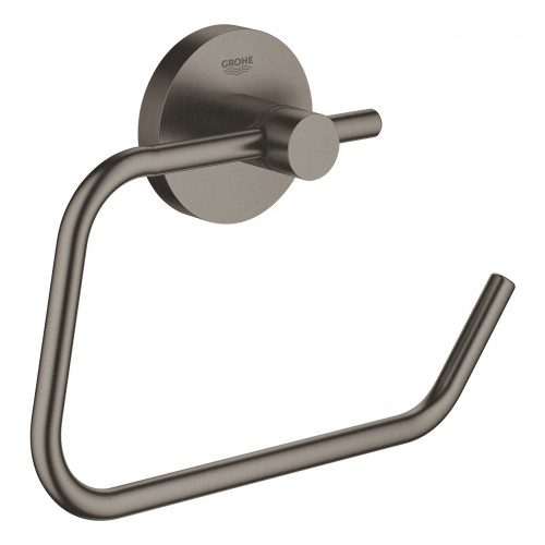 Porta rotolo Essentials grafite spazzolato - Grohe | Eleganza e funzio