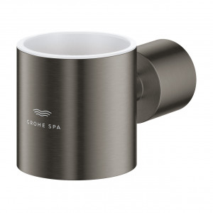 Porta sapone/bicchiere Atrio grafite spazzolato - Grohe 2