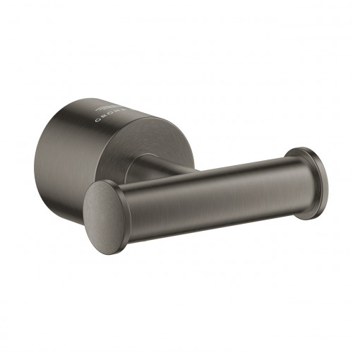 Gancio porta accappatoio Atrio grafite spazzolato - Grohe | Design ele