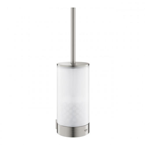 Portascopino Selection satinato super steel - Grohe | Design moderno e