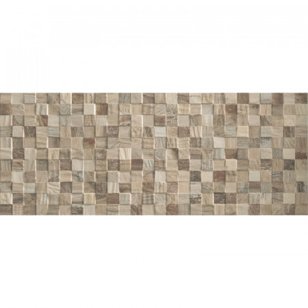 Lithos mosaico Taupe 3D 32x80,5 cm Naxos Ceramica