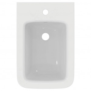 Bidet sospeso Blend Cube bianco lucido con troppopieno - Ideal Standar 2