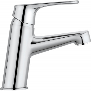 Miscelatore monocomando per lavabo Ecovip con scarico da 5/4” cromo - 2