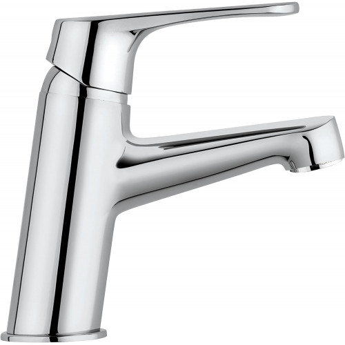 Miscelatore monocomando per lavabo Ecovip con scarico da 5/4” cromo -
