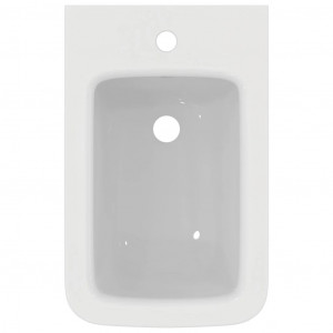 Bidet a terra filo muro Blend Cube bianco lucido | Ideal Standard 2