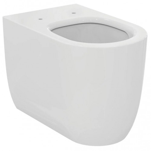 Vaso WC a terra filomuro Blend Curve AquaBlade® bianco lucido