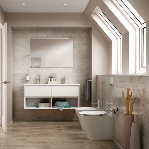 Vaso WC a Terra Connect Air AquaBlade® Bianco Lucido - Ideal Standard