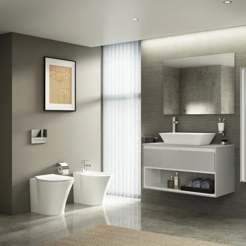 Vaso WC a Terra Connect Air AquaBlade® Bianco Lucido - Ideal Standard