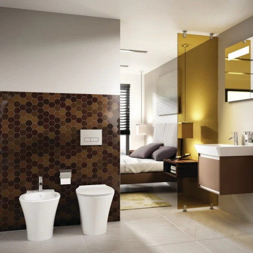 Vaso WC a Terra Connect Air AquaBlade® Bianco Lucido - Ideal Standard