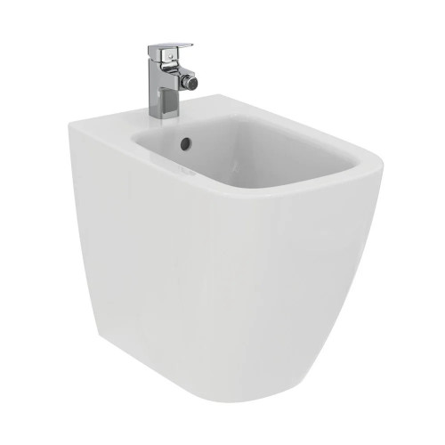 Bidet a Terra Filo Muro I.Life B Bianco Lucido - Ideal Standard