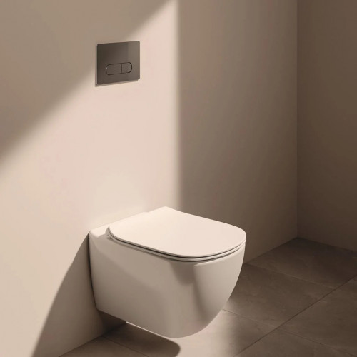 Vaso sospeso AquaBlade Tesi bianco opaco con SoftClose - Ideal Standar