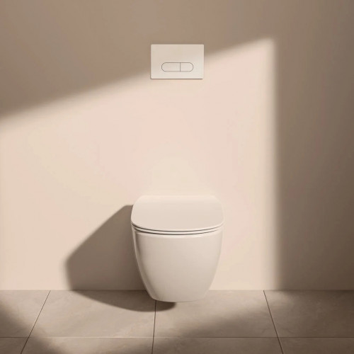 Vaso sospeso AquaBlade Tesi bianco opaco con SoftClose - Ideal Standar