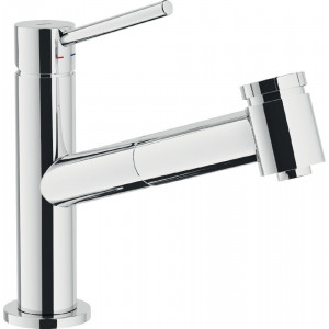 Miscelatore monocomando con doccetta Acquerelli cromo lucido