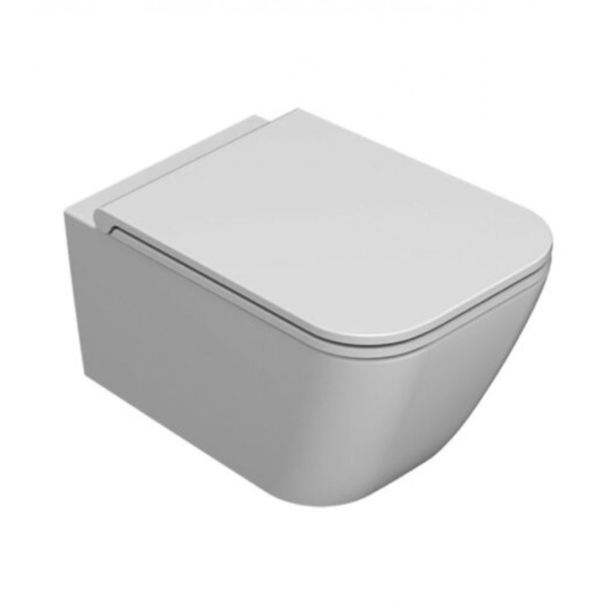 Vaso WC sospeso senza brida Genesis 50 cm bianco lucido Ceramica Globo