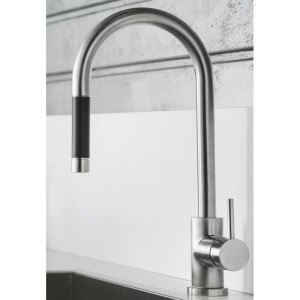 Miscelatore lavello con doccetta estraibile Live cromo lucido - Nobili 2