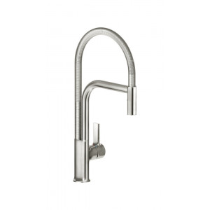 Miscelatore monocomando lavello Master inox spazzolato - Nobili