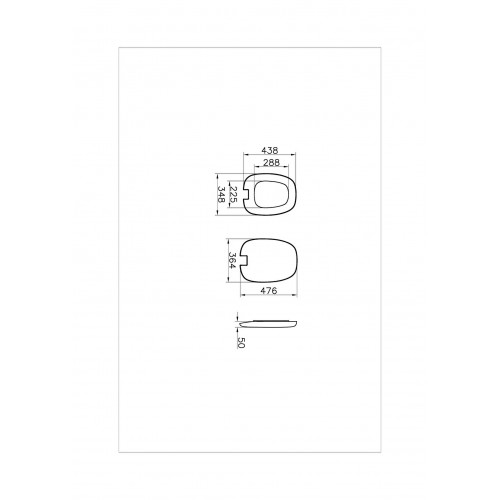 Plural sedile per vaso WC in duroplast bianco opaco Vitra