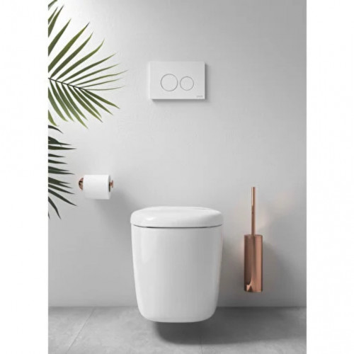 Plural sedile per vaso WC in duroplast bianco opaco Vitra