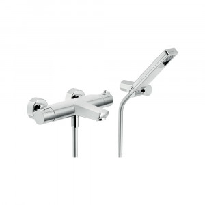 Miscelatore termostatico esterno Nobili Acquaviva cromo per vasca