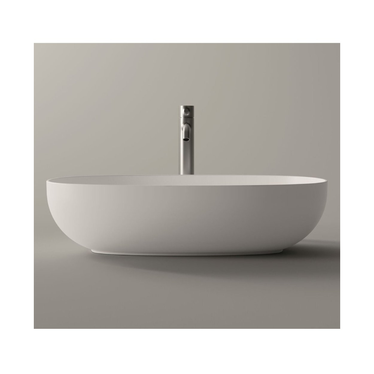 Lavabo da appoggio Form in ceramica bianco opaco Alice Ceramica