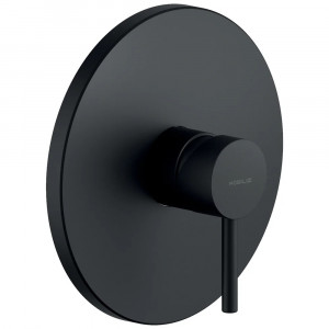 Miscelatore monocomando Ø 17 cm incasso a 1 via per doccia Live nero o