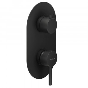 Miscelatore incasso 2 vie Live nero opaco - Nobili | Meglioalge