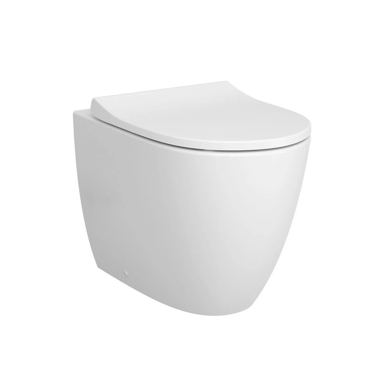 Vaso WC filomuro Sento con bordo rimless bianco - Vitra