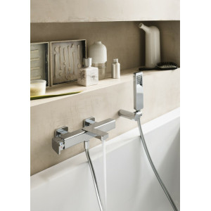 Set vasca Loop Nobili: doccetta, supporto e flessibile 150 cm cromo 2