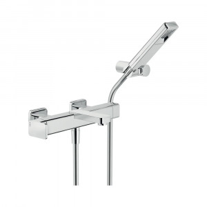 Set vasca Loop Nobili: doccetta, supporto e flessibile 150 cm cromo