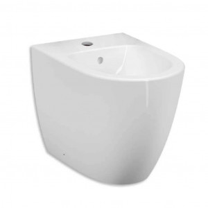 Bidet a terra filo muro Sento bianco lucido - Vitra