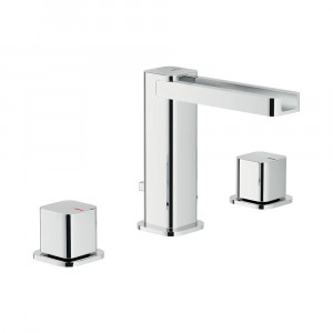 Rubinetto 3 Fori Loop Cromo Nobili – Eleganza e Cascata per Lavabo