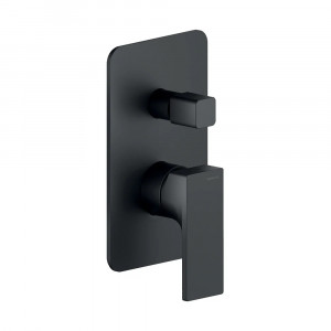 Miscelatore incasso doccia 2 vie Seven nero opaco - Nobili | Meglioalg