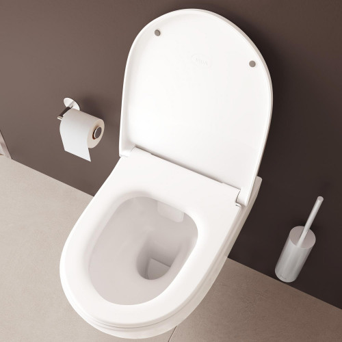 Vaso WC sospeso Sento bianco opaco con bordo rimless Vitra