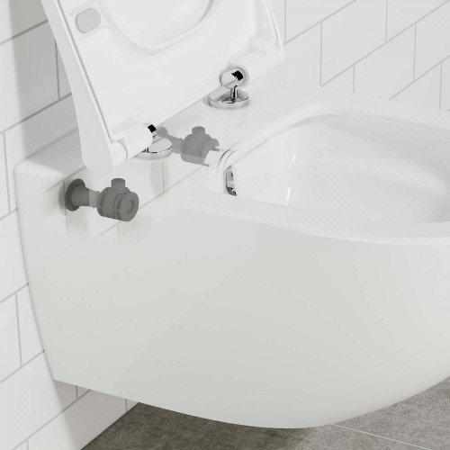 Vaso WC sospeso Sento bianco opaco con bordo rimless Vitra