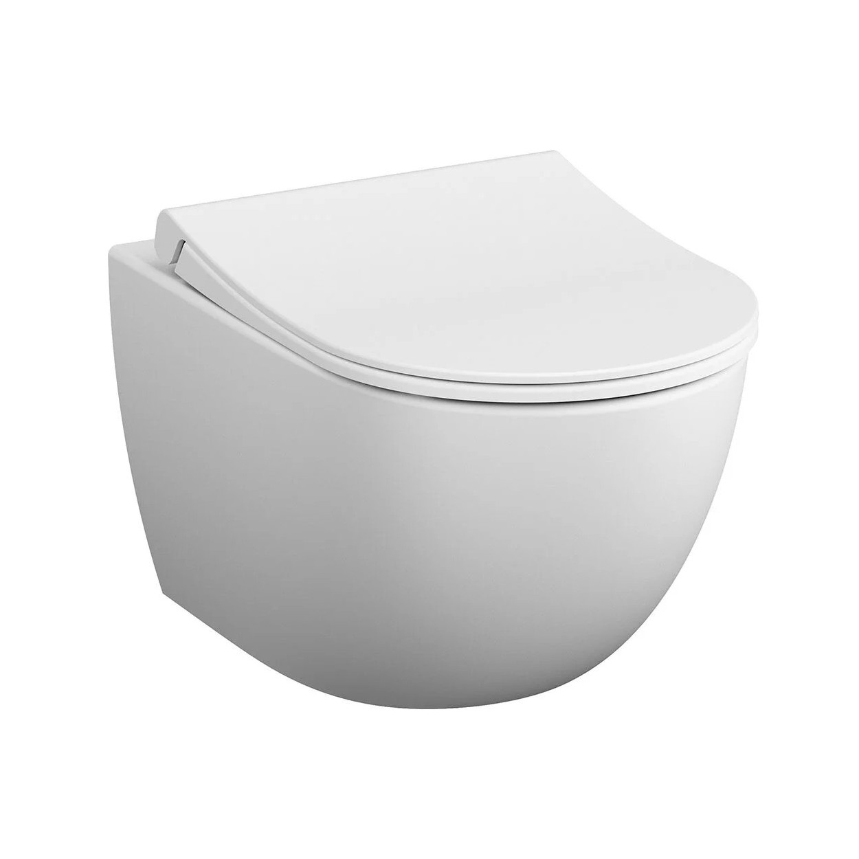 Vaso WC sospeso Sento bianco opaco con bordo rimless Vitra