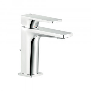 Miscelatore lavabo Seven cromo lucido Nobili H 15,5 cm con scarico
