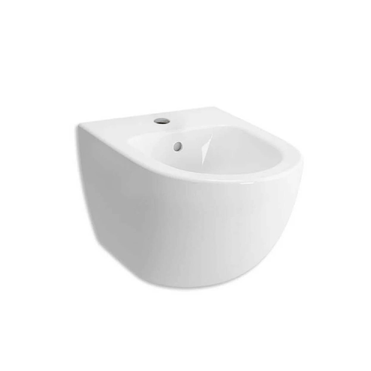 Bidet sospeso filo muro Sento in ceramica bianco opaco - Vitra