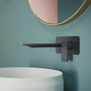 Miscelatore monocomando a parete Seven nero opaco - Nobili | Meglioalg 2