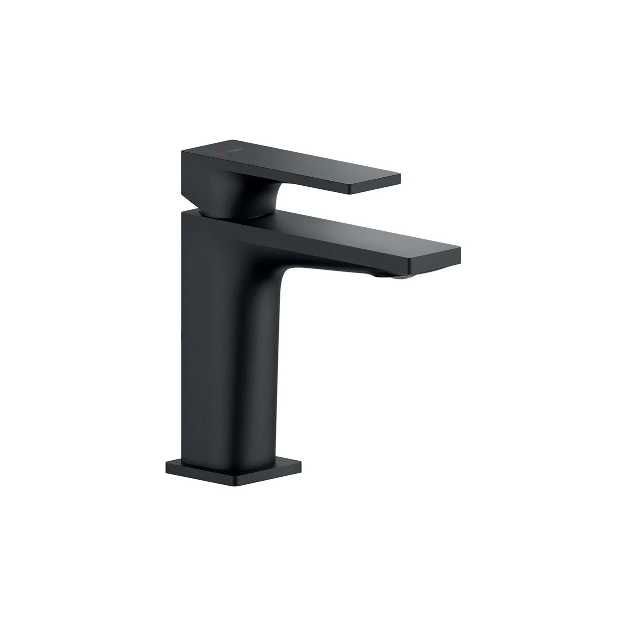 Miscelatore monocomando per lavabo h15 cm Seven nero opaco Nobili