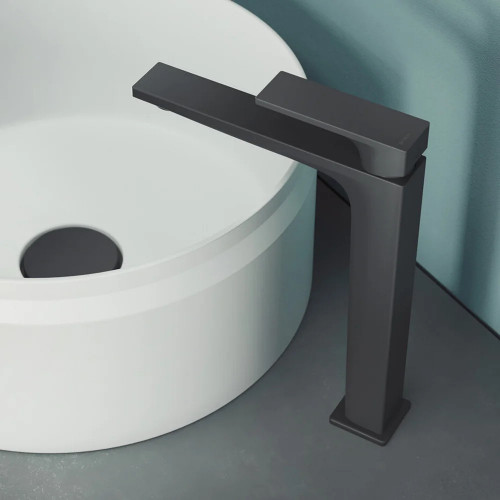 Miscelatore lavabo alto Seven nero opaco Nobili | Risparmio energetico