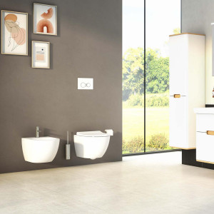 Bidet Sospeso Sento 54x30,5 cm Bianco | Vitra 2