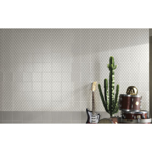 Diesel White Fence 20x20 cm Iris Ceramica 2