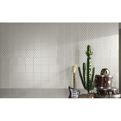 Diesel White Fence 20x20 cm Iris Ceramica