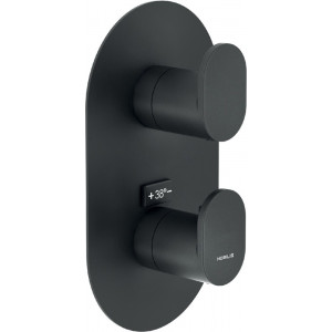 Miscelatore termostatico 2 vie Yoyo nero opaco - Nobili | Meglioalge