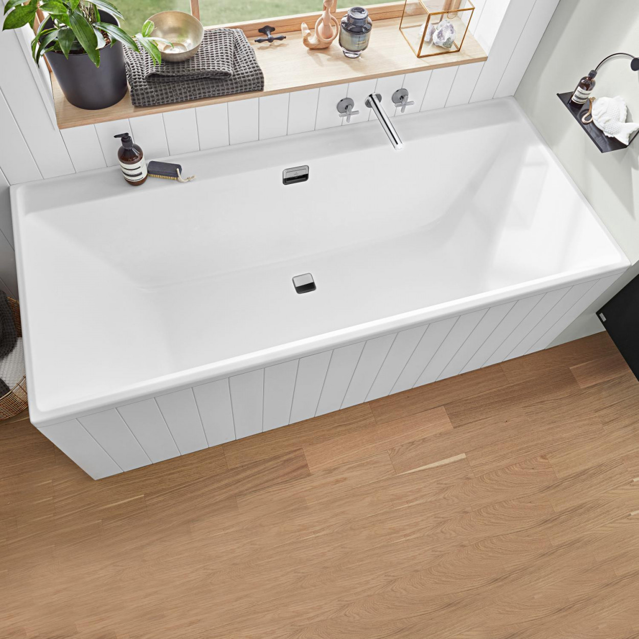 Vasca da bagno 160x75 cm a incasso Collaro bianco lucido Villeroy&Boch