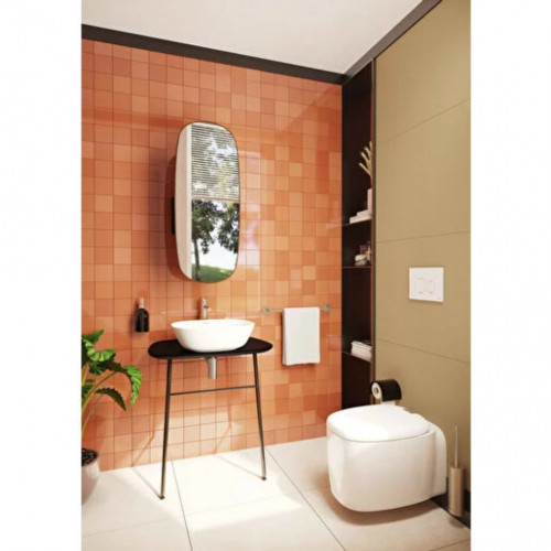 Coprivaso Plural in duroplast bianco lucido - Vitra