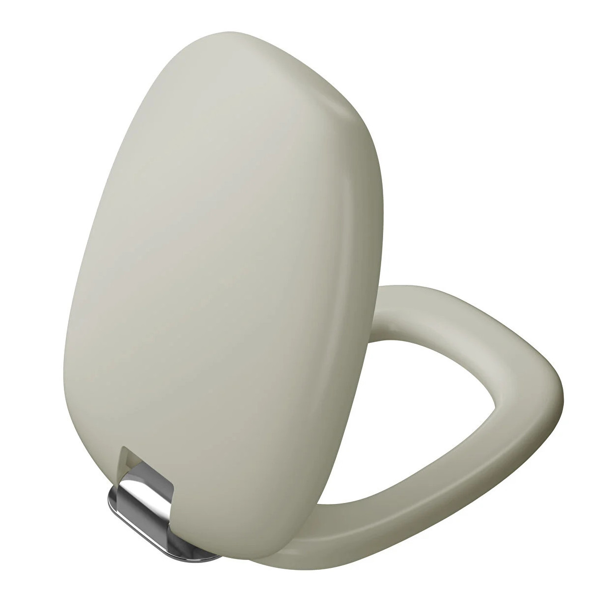 Sedile per vaso WC in duroplast Plural beige opaco - Vitra