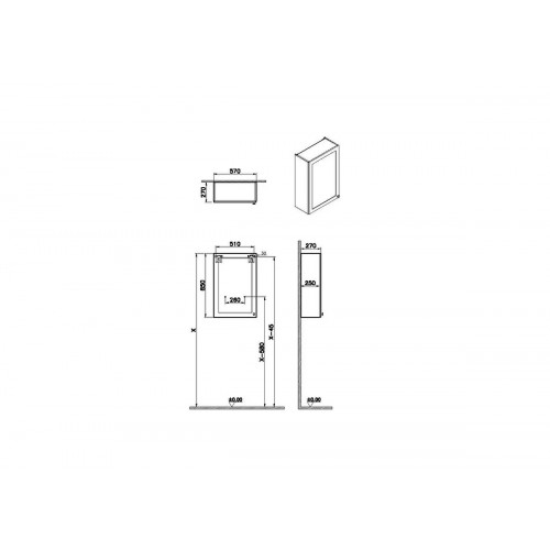 Pensile alto Compact Root Classic blu scuro opaco Vitra
