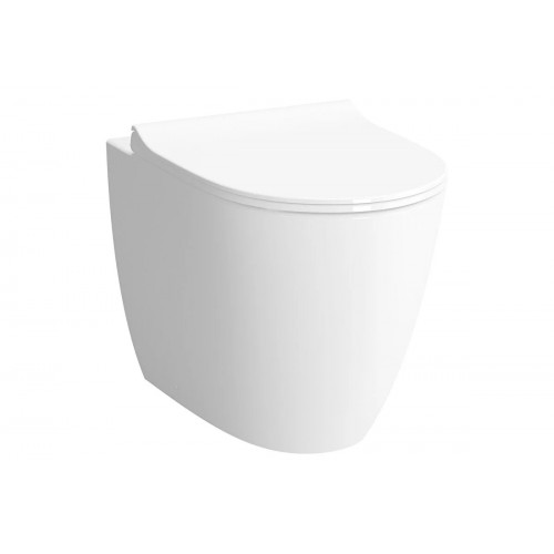 Vaso WC a pavimento filomuro Sento bianco - Vitra