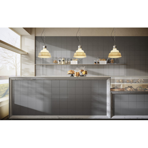 Diesel Micro Grey Fence 20x20 cm Iris Ceramica